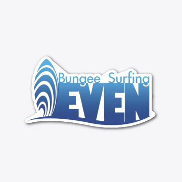 EVEN Bungee Surfing Logo Die-Cut Sticker